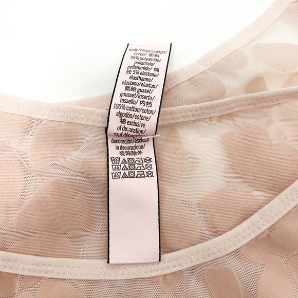 NWOT Victoria’s Secret Floral Mesh Bodysuit Size Small - Picture 8 of 8